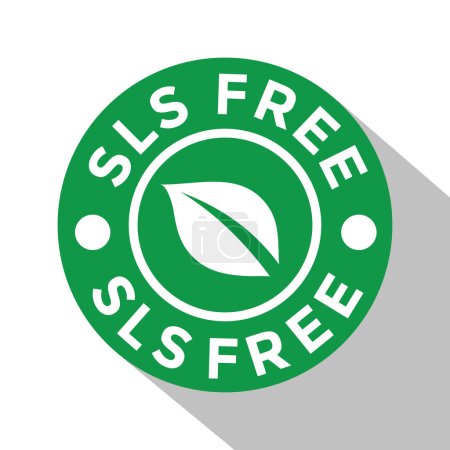 Ilustración de Sls tampa de goma libre, color verde, ilustración de vectores - Imagen libre de derechos