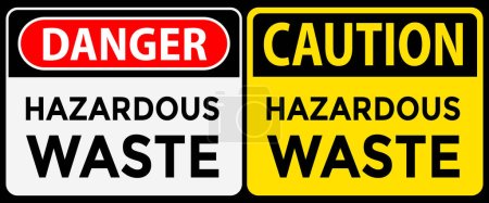 Illustration for Uv light hazard, danger and caution sign, vector illustration - Royalty Free Image