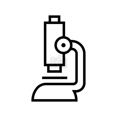 Illustration for Medical microscope icon vector illustration - Royalty Free Image