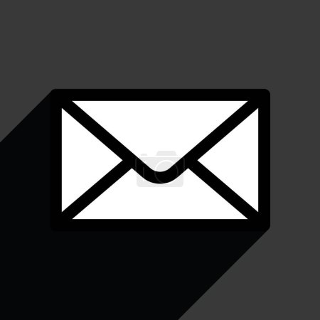 Illustration for Envelope simple icon, vector illustration - Royalty Free Image