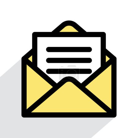 Illustration for Envelope simple icon, vector illustration - Royalty Free Image