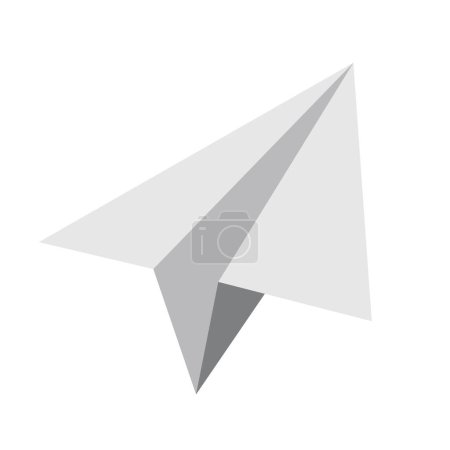 Illustration for Paper plane icon, vector illustration - Royalty Free Image