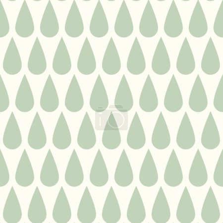Foto de Patrón sin costura vectorial con formas abstractas de gota de lluvia - Imagen libre de derechos