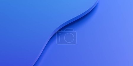 Foto de Resumen 3d renderizado fondo azul, diseño minimalista - Imagen libre de derechos