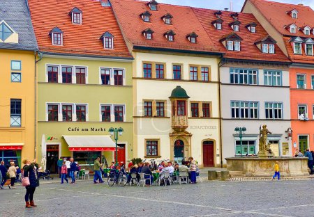 Téléchargez les photos : La belle architecture de la vieille ville de Weimar - en image libre de droit