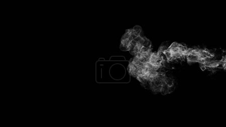 Téléchargez les photos : Fumée, explosion de vapeur de particules, bouffée - en image libre de droit
