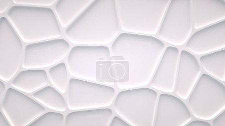 Téléchargez les photos : Ondes lisses rayées de bruit fractal à la surface. Lumineux, fond laiteux. - en image libre de droit