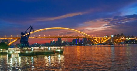 Photo for The Lu pu bridge in Shanghai - Royalty Free Image