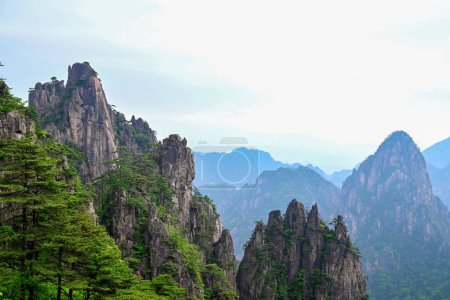 viaje a la montaña amarilla en China