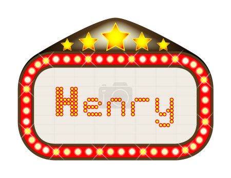 Téléchargez les illustrations : A Name movie theatre or theatre marquee with the text Henry - en licence libre de droit