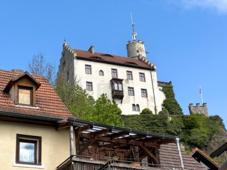 Castle of Goessweinstein in Franconian Switzerland in Bavaria, Germany
