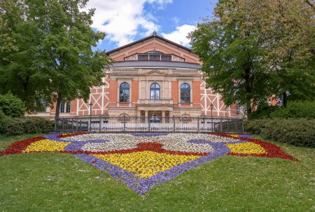 Bayreuther Festspielhaus von Richard Wagner aus dem 19. Jahrhundert in Bayreuth