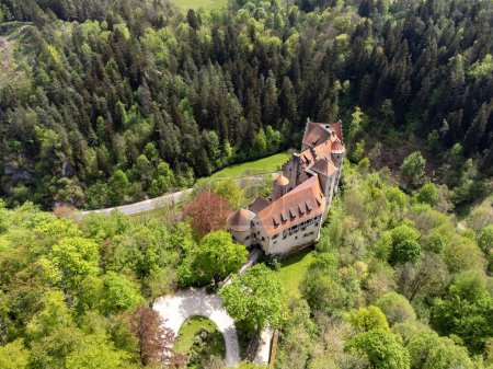 Château Rabenstein de la Suisse Franconienne en Bavière, Allemagne