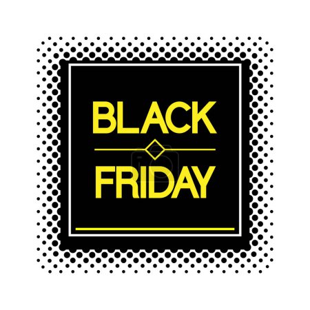 Téléchargez les photos : Rectangle Halftone Black Friday icône. - en image libre de droit