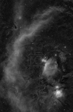 Foto de Abstract space background of deep clouds and stars - Imagen libre de derechos