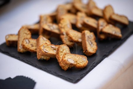 Photo for Closeup of grilled bread - Royalty Free Image