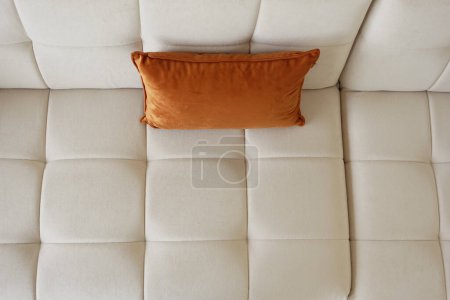 Photo for A texture of white sofa with buttons , - Royalty Free Image