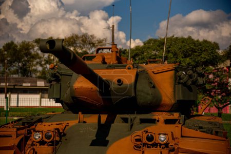 Brasilianische Militärfahrzeuge. Kampfpanzer. Militärische Aufrüstung. Kampfwagen.