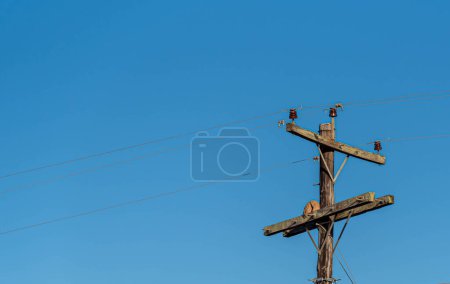 rural electrification wires in the brazil.