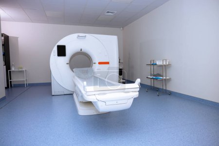 Photo for MRI - Magnetic resonance imaging scan device in hospital, medical equipment and health care. - Royalty Free Image