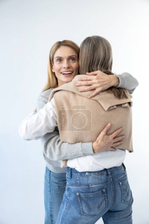Photo for Feelings. Mother and daughter feeling emotional and hugging each other - Royalty Free Image