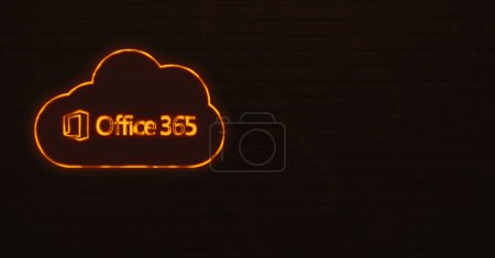 Photo for Office 365, now known as Microsoft 365, is a suite of cloud-based productivity tool and services offered by Microsoft - Royalty Free Image