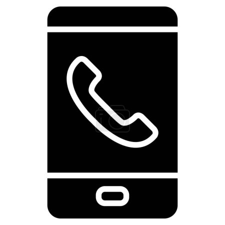 Illustration for Calling icon vector illustration graphic design - Royalty Free Image