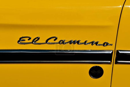 Photo for MOORHEAD, MINNESOTA, June 30, 2021: The summer car show in downtown Moorhead displays the Chevrolet product of a classic car, the El Camino - Royalty Free Image