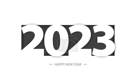 Ilustración de 2023 Feliz Año Nuevo Antecedentes. - Imagen libre de derechos