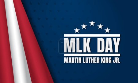 Illustration for MLK Day Background Design. - Royalty Free Image