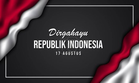 Téléchargez les illustrations : Indonésie Independence Day Background Design. - en licence libre de droit