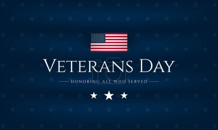 Illustration for Veterans Day Background Design. - Royalty Free Image