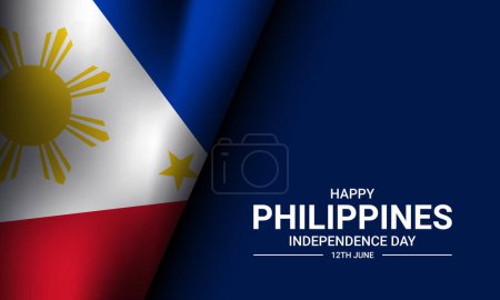 Hintergrunddesign zum philippinischen Unabhängigkeitstag.