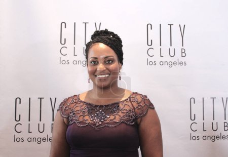 Photo for Los Angeles, CA - October  22, 2023: The Association of Black Women Physicians Honoring Mayor Bass. The event was held at the City Club in Los Angeles, and was attended by physicians, healthcare works and scholarship recipients. - Royalty Free Image