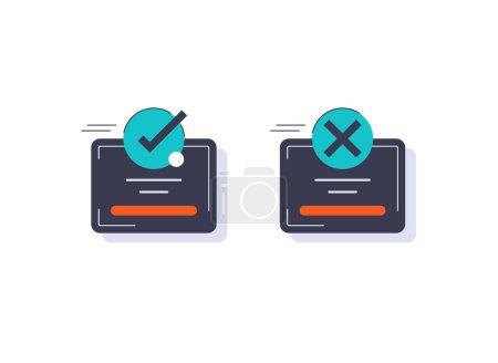Illustration for Do's and Don'ts. Vector stock illustration - Royalty Free Image