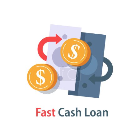 Financial services,money refund, return on investment,cash back concept,savings account, currency exchange, fast cash loan