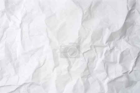 Foto de Fondo de textura de papel blanco arrugado, espacio de copia de papel pergamino como telón de fondo contemporáneo para mostrar o montar su texto o productos. - Imagen libre de derechos