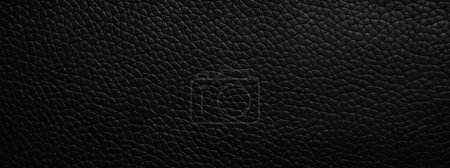 Foto de Fondo de textura de cuero negro nos utilizan una textura sutil y original negro para su proyecto de diseño de cuero de lujo clásico Fondo. - Imagen libre de derechos