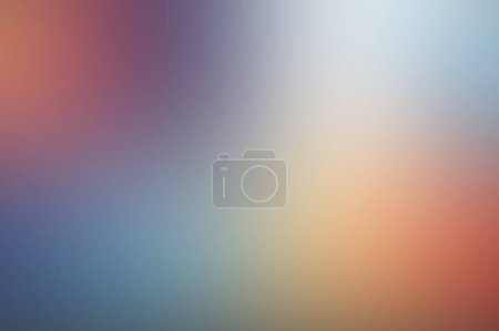 Foto de Borrosa naranja azul púrpura rosa, fondo abstracto borroso utilizado como fondo para mostrar o montar sus productos de vista superior o pared - Imagen libre de derechos