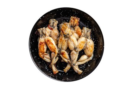frog legs fried meat food meal food snack on the table copy space food background rustic top view