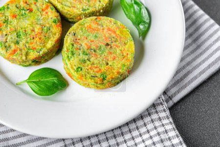 cutlet vegetable food carrot, broccoli, potatoe, onion fresh vegetarian vegan food tasty healthy eating meal snack on the table copy space food background