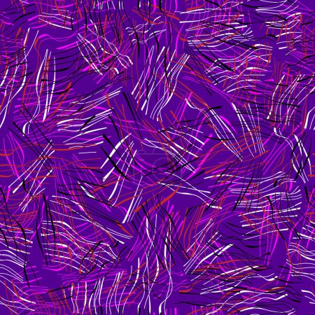Ilustración de Líneas y ondas coloridas abstractas, ilustración vectorial - Imagen libre de derechos