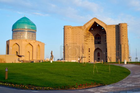 Mausoleum of Khoja Ahmed Yasawi. UNESCO World Heritage Site, Turkestan, Kazakhstan