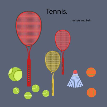 Rackets and balls for tennis and table tennis