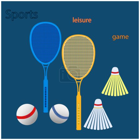 Rackets and balls for tennis and table tennis