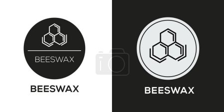 Illustration for Beeswax Icon, Vector sign. - Royalty Free Image