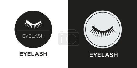 Illustration for Eyelash Icon, Vector sign. - Royalty Free Image