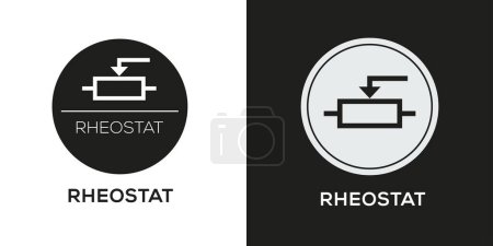 Illustration for Rheostat Icon, Vector sign. - Royalty Free Image