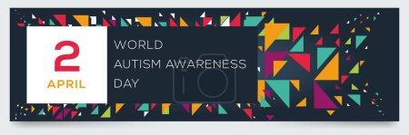 Téléchargez les illustrations : Journée mondiale de l'autisme, le 2 avril. - en licence libre de droit