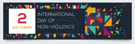Día Internacional de la No Violencia, celebrado el 2 de octubre.